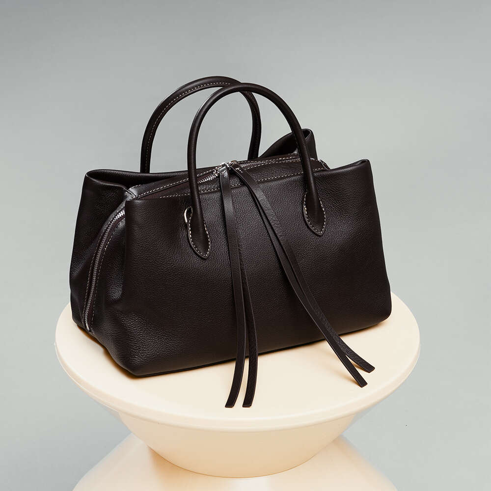 Luxury shoulder bag handbag Hobo genuine leather cross-border source factory tote bag large capacity women's top layer cowhide crossbody SENYY