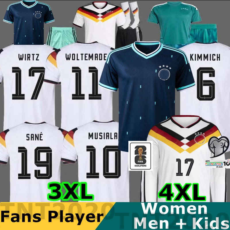 125th 2026 Germany SANE KIMMICH WOLTEMADE 2025 125 Year Anniversary HUMMELS GNABRY MUSIALA MULLER HAVERTZ WIRTZ PAVLOVIC GUNDOGAN Men Football Shirts Kids Kits