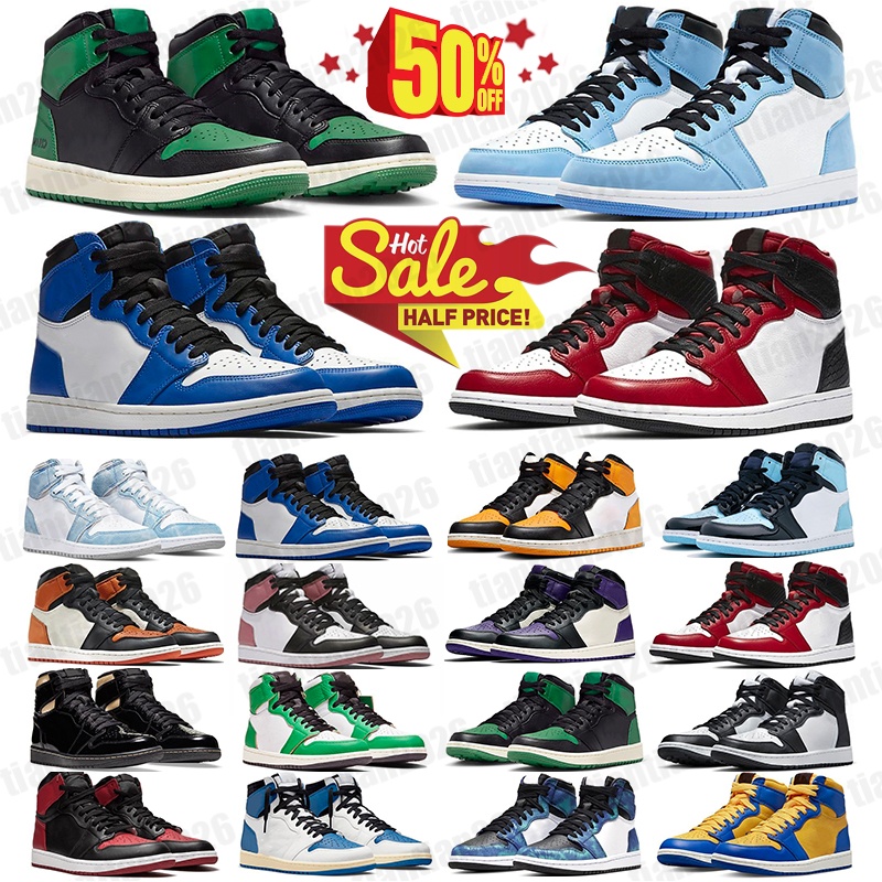 2026 Designer Shoes 1s 1 Basketball Shoes For Mens Womens Sneakers one High Celadon Next Chapter Black White Mocha Sports shoes Trainers Size 36-47