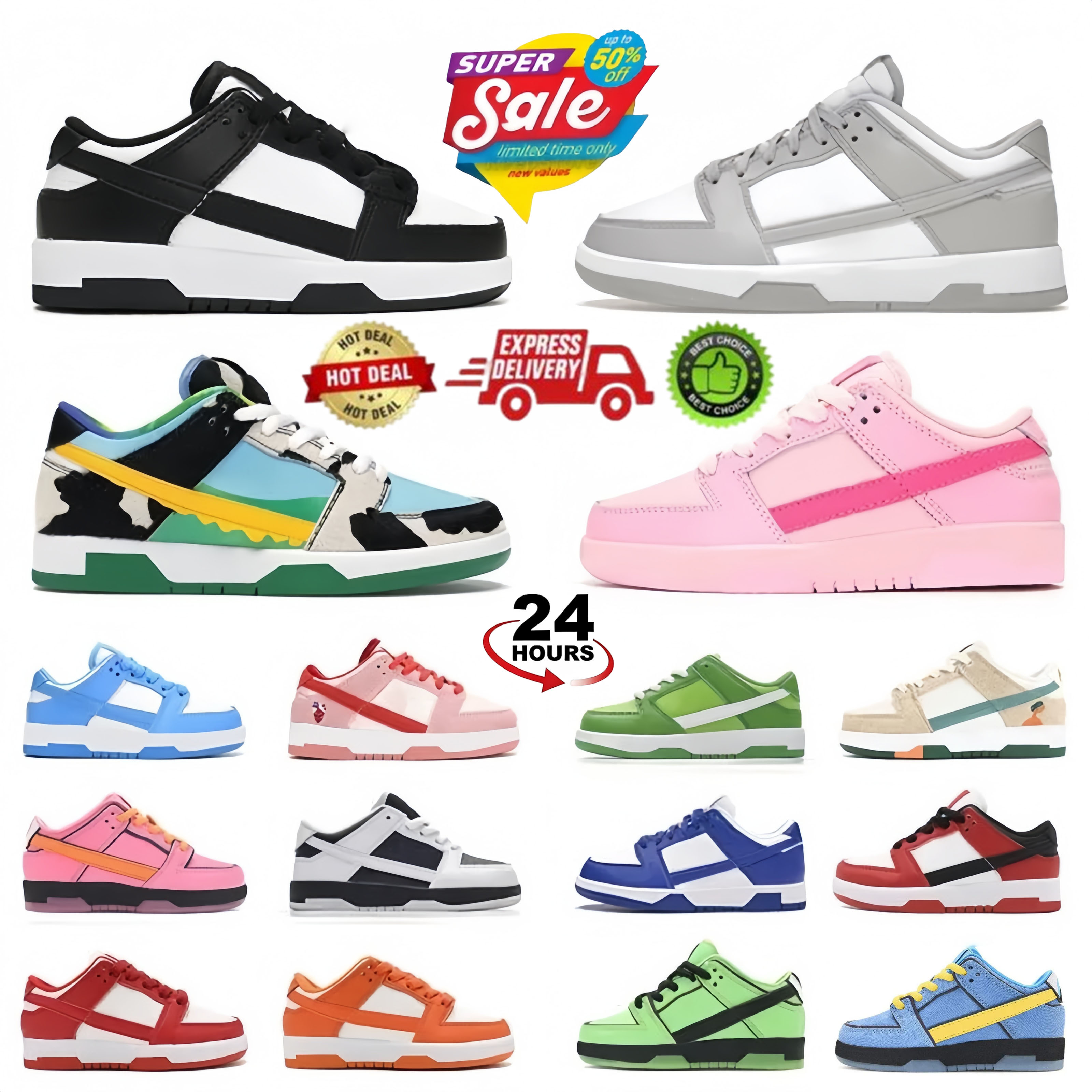 kids shoes Designer kids sneakers toddler Shoes Baby Boy Girl Children Shoe Black White Olive Green Coast ucky Cows Pink Kids Low Fashion Outdoor Trainers Sneakers