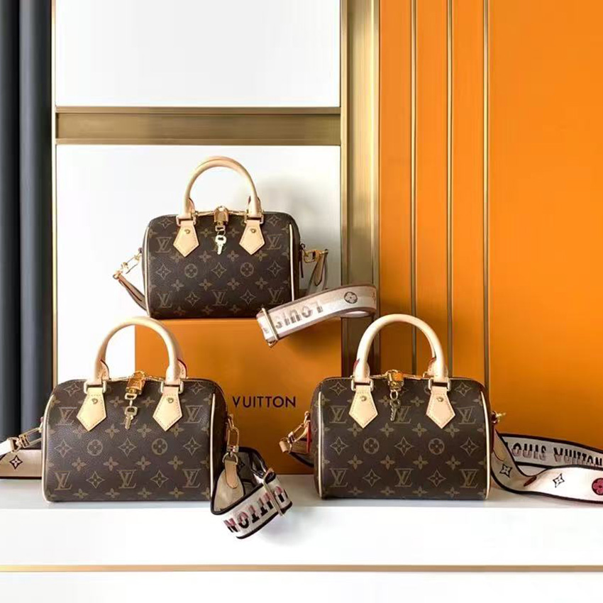 Louis Vittonn bag designer handbag luxury bag Speedy 20 handbag crossbody bag pillow shape women's shoulder bag Louis Vuitton bag Boston bag