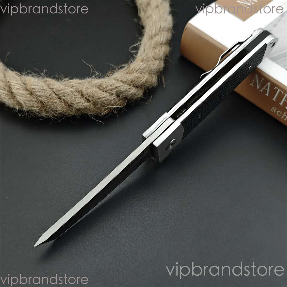 Outdoor Oyabun 26T Flipper Folding D2 fixed blade knife Tanto Blade Nylon Wave Fiber Handle EDC Tool Tactical Survival Hunting Knife for Camping 535 1