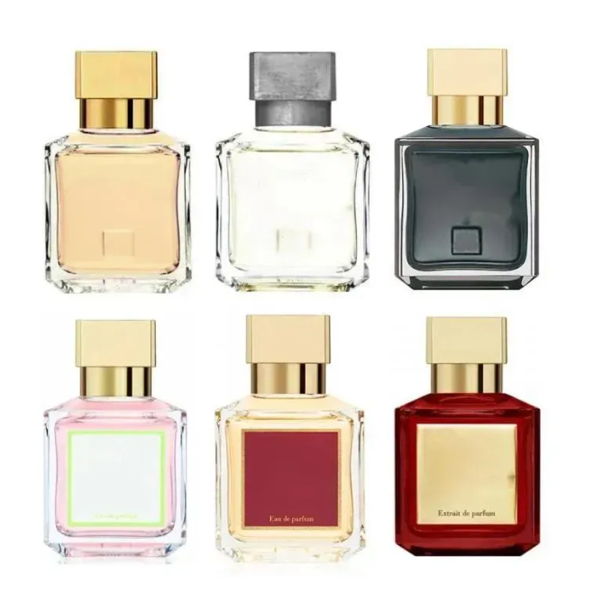 baccaratt rougue 540 Fragrance Highest quality 70ml Man Women Perfume Grand Soir Petit Matin silk mood 724 P EDP Eau De Female Long Lasting Perfum Spray per