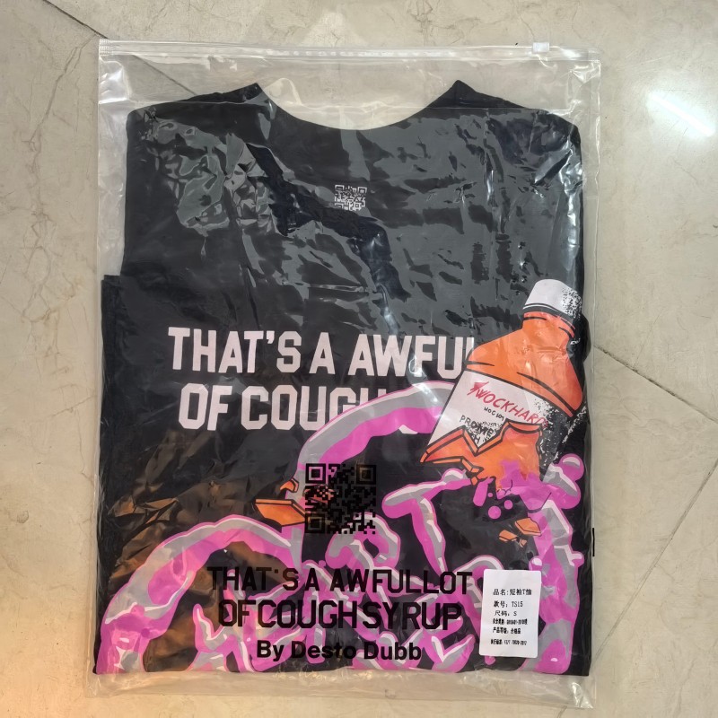 Thats a awful lot of caugh syrup t shirt Fashion Designer Mens shorts Printed Graphic T-shirt Cotton Casual Tees Short Sleeve Hip Hop hoodie designer 