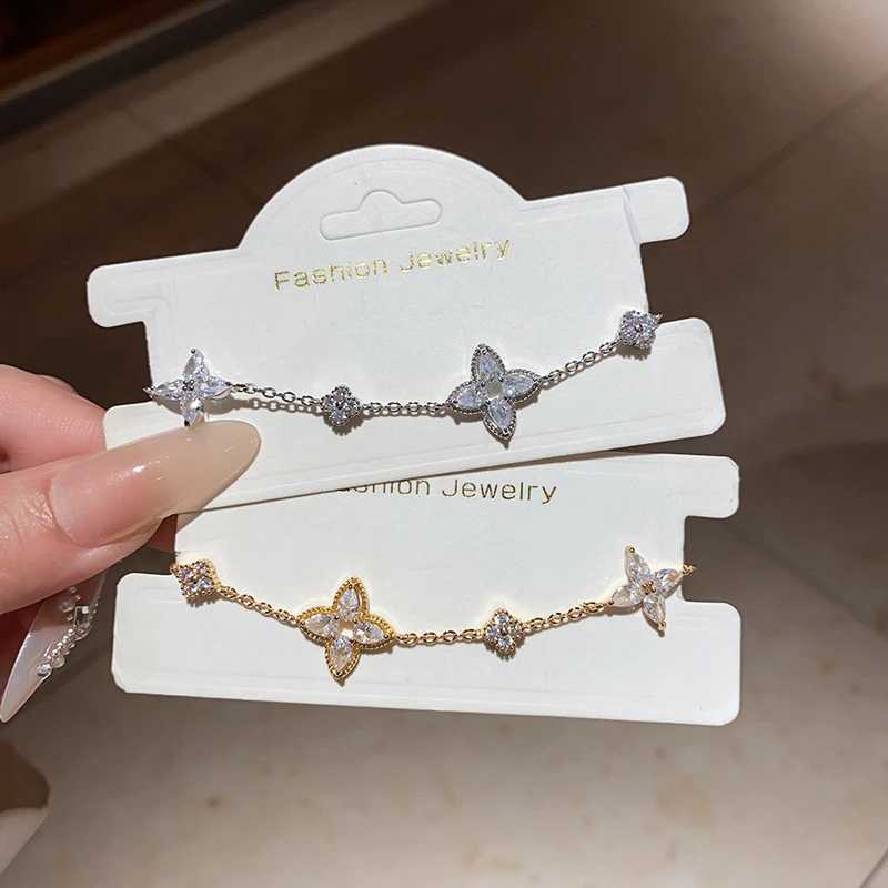 Design Crystal Flower Stainless Steel for Women 2025 New Fashion Jewelry Accessories H260108