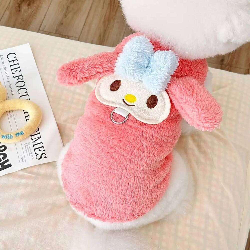 Winter Clothing New Japanese Korean Ins Plus Velvet Warm Pet Dog and Cat Clothes Teddy Bichon Cute Style Vest XJ251225