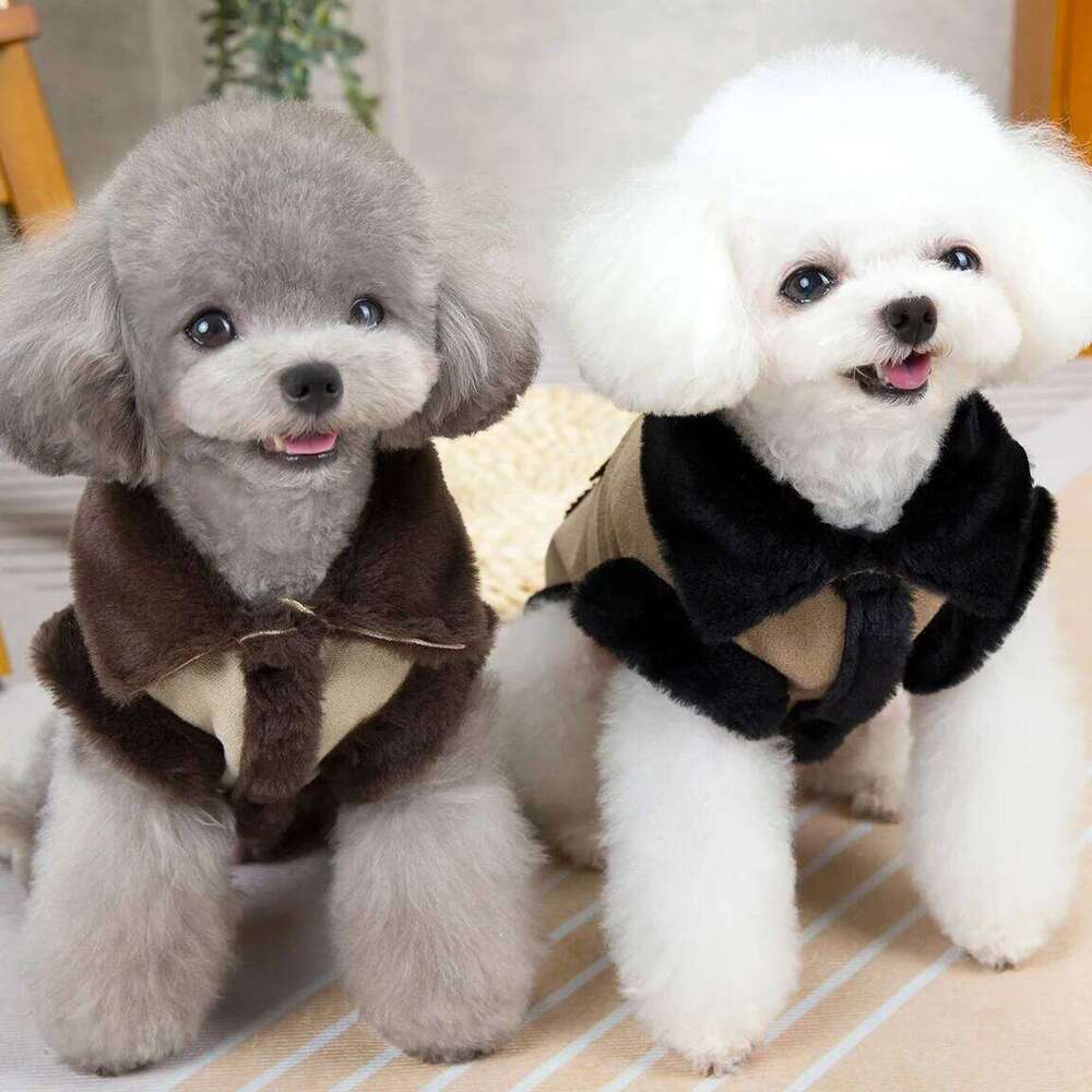 Autumn Winter Pet Clothes Fleece Warm Sweater French Bulldog Coat Puppy For Small Dogs Clothing Chihuahua Costumes Pug XJ251225