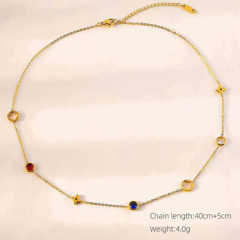 Bracelet Gold Titanium Steel High End Non Fading Hot Selling Necklace Bracelet Set for women Daily Commute Gifting