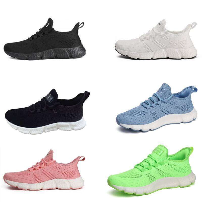 Breathable Knit Athletic Sneakers - Lightweight Comfortable Casual Sports Trainers for Daily Wear 26N0108