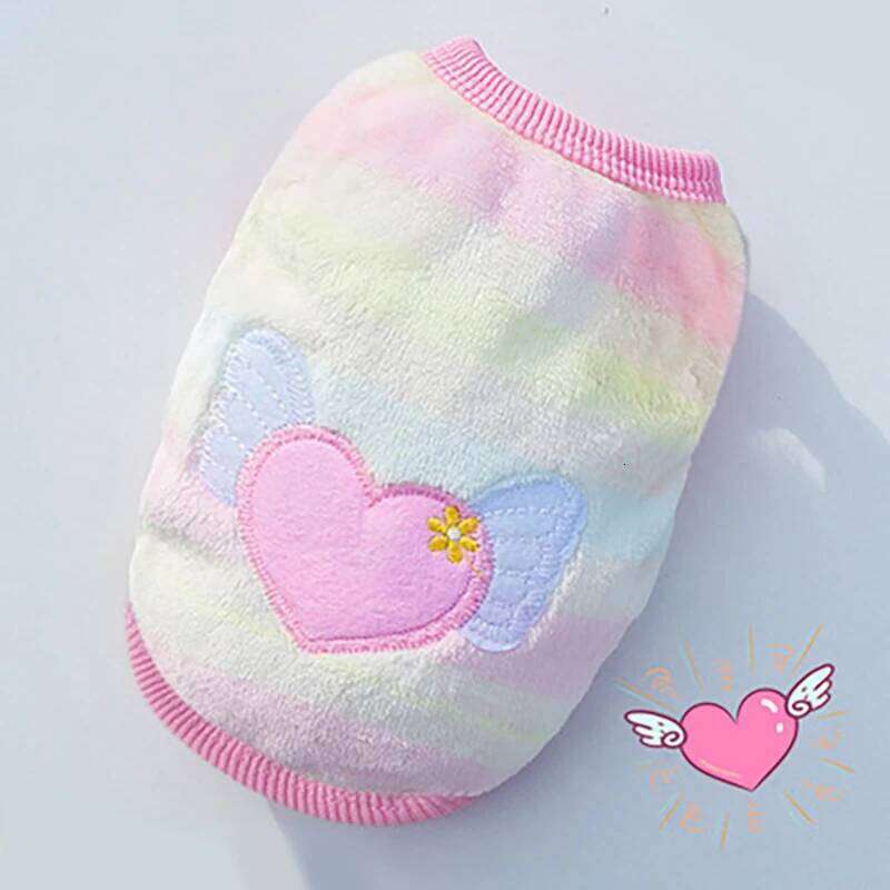 Flannel Warm Pet Dog Clothes Winter For Small Cat Coat Jacket Sweater Cute Soft Dogs Pets Clothing Chihuahua Bulldog Teacup XJ251225