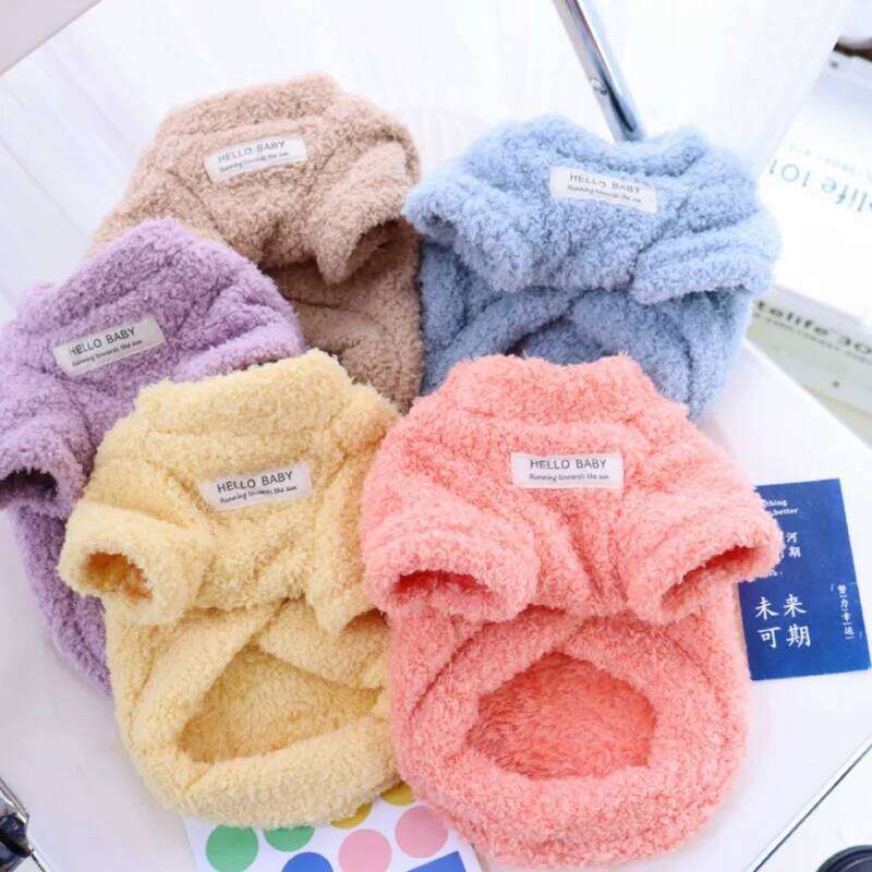 Winter Warm Clothes Soft Plush Puppy Coat Chihuahua Jacket Fleece Pet Sweater for Cat Bichon Frise Accessories Dog Vests XJ251225