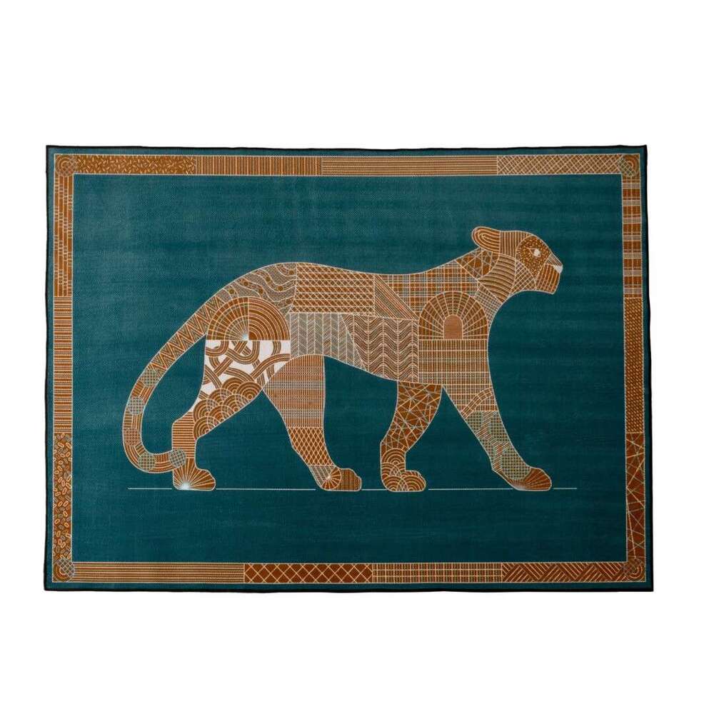 Light Luxury Fashion Horse PVC Printed Placemat Western Plate Dining Table Heat Insulation Mat Coffee Coaster