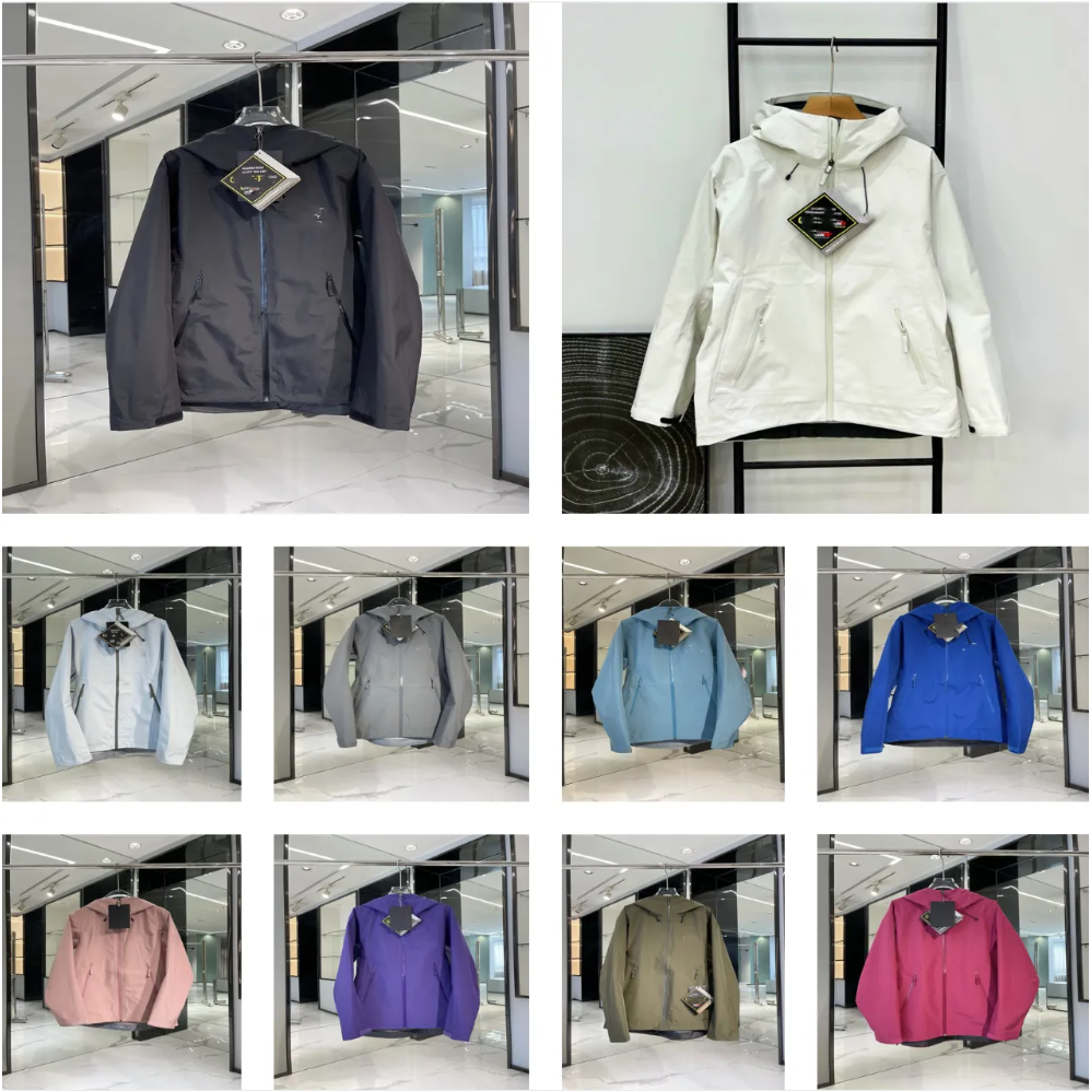 Designer Jackets Correct LOGO high-quality Men's Jackets 1:1 hard shell assault suit all-weather outdoor travel mountaineering suit windproof and waterproof