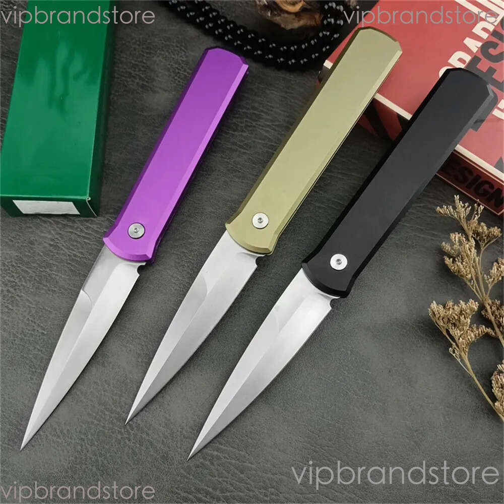 Tactical 920 Godfather Assisted Folding Knife Bead Blasted Plain Blade Aluminum Handles Outdoor Hunting Knives EDC Defense Camping Tool 3407 5201 5101