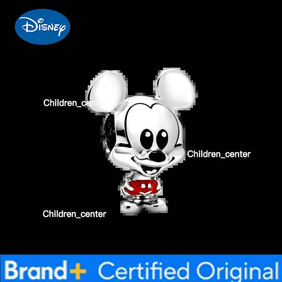 Disney New Minnie And Mickey Charm Dangle Fit Original Snake Bracelet Necklace Beads For Diy Jewelry Women Gift H260108