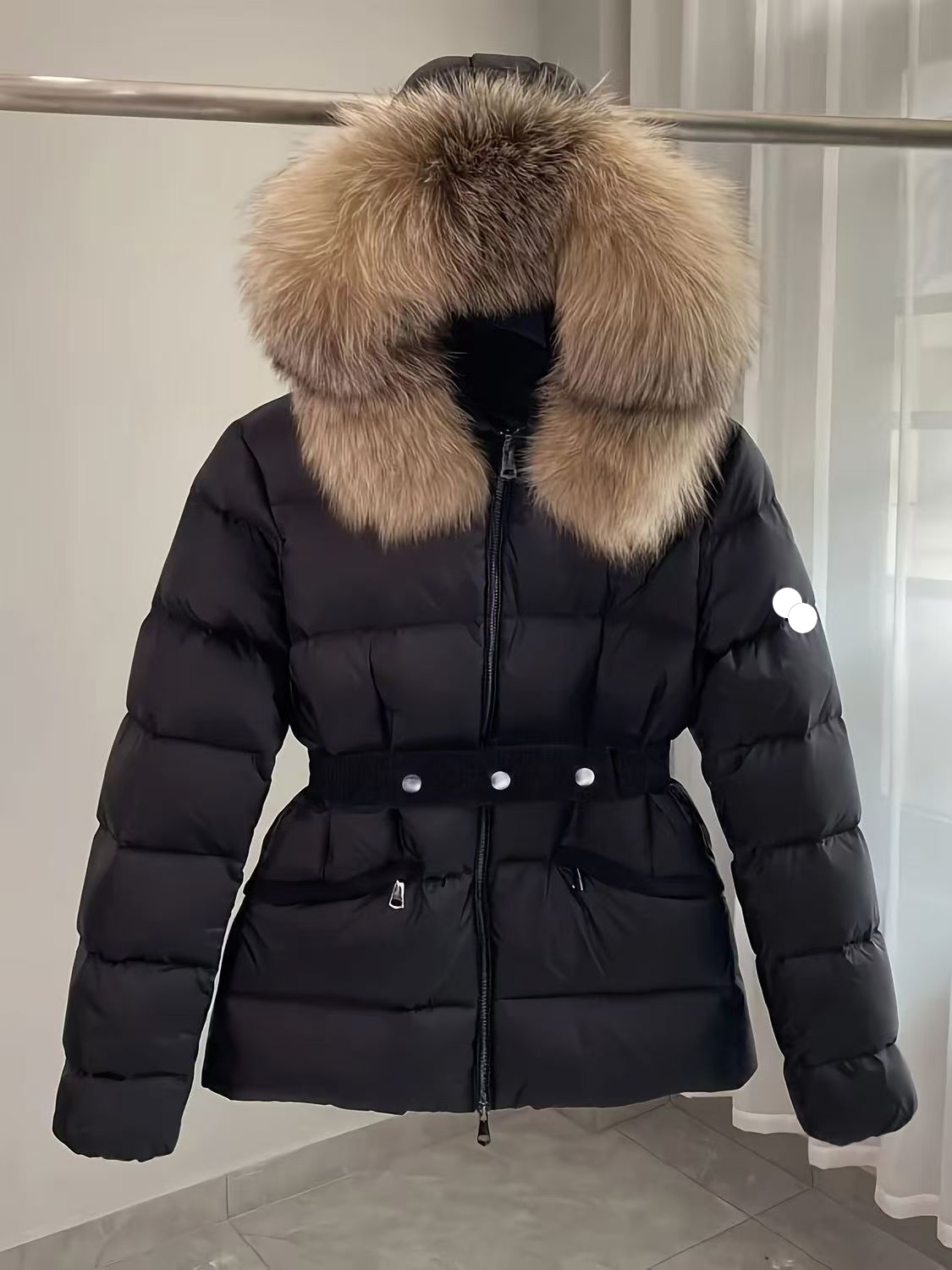 Womens Jacket Longer Style Designer Downs Parkas Coats Puffer Jackets Long Sleeve Budge Bomber Wind Coat Hooded Zippers Belt Outwears Windbreaker S-3XL