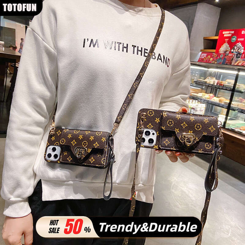 Phone Case For iPhone iPhone 17 Max Phone Case Compatible with Apple 16 Small Pattern 15 Lock 14 Pro Coin Purse Crossbody