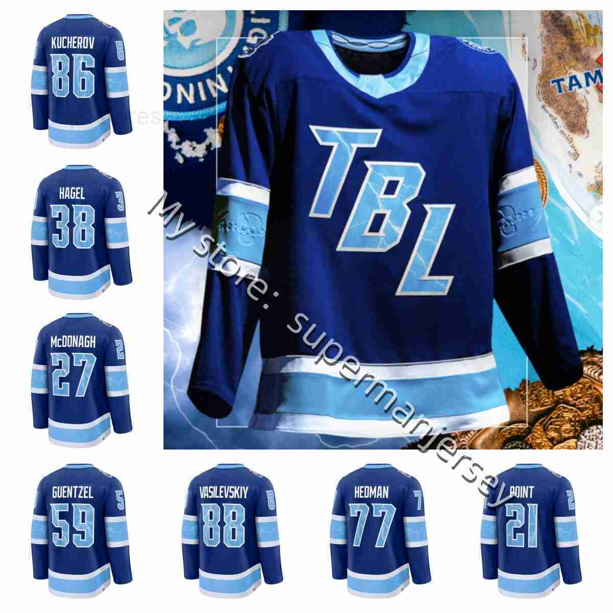 Tampa Bay 2026 Stadium Series Lightning Jersey Nikita Kucherov Andrei Vasilevskiy Victor Hedman Anthony Cirelli Guentzel Yanni G