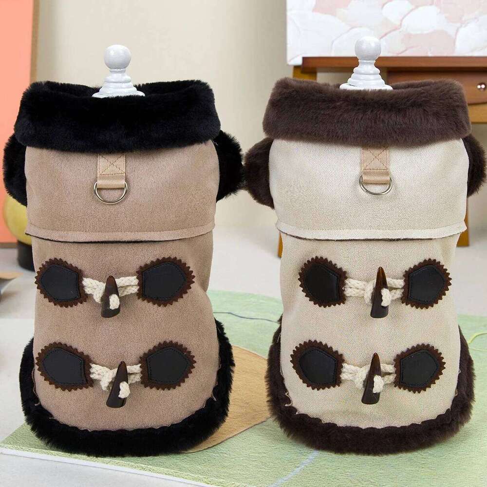 Autumn Winter Pet Clothes Fleece Warm Sweater French Bulldog Coat Puppy For Small Dogs Clothing Chihuahua Costumes Pug XJ251225