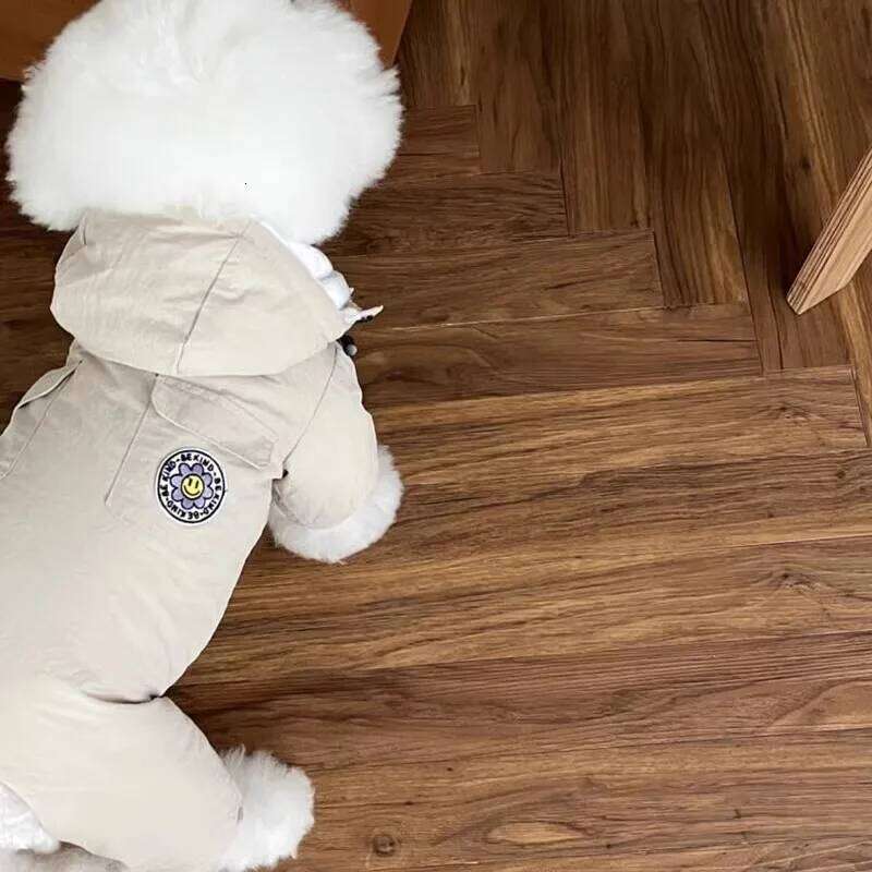 Winter Jacket Pet Four Legged Clothes Fashion Pocket Warm Coat Puppy Jumpsuit Chihuahua Bichon Costume Dog Supplies XJ251225