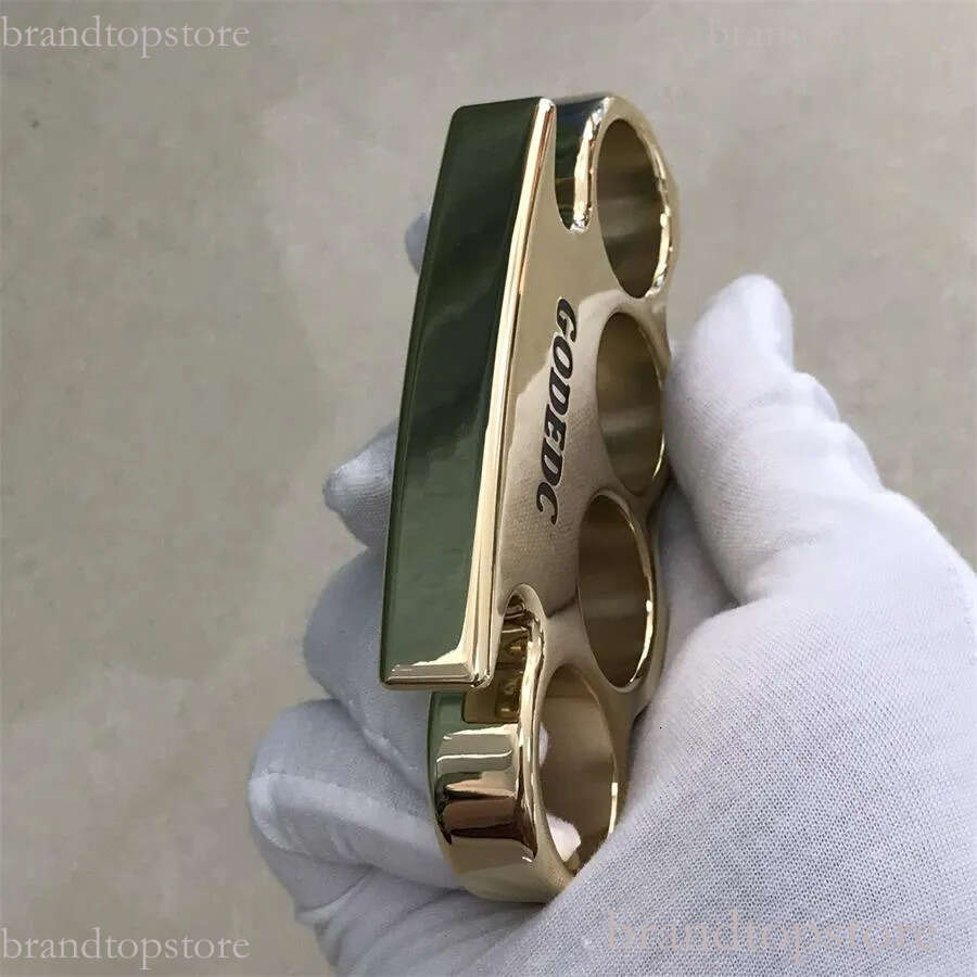 GODEDC Classic knuckle dusters self defense Mirror Polishing Brass Knuckle Duster Self-defense Broken Window Protective Gear TIANSINIAO