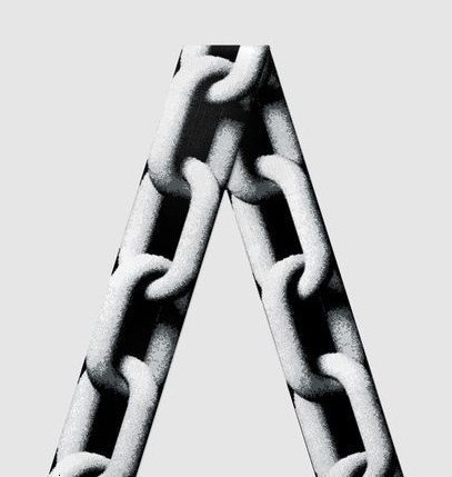 Fashion creative iron chain striped knitted womens scarf mens winter scarf apron black Y2K Halloween emo Adult Scarves unisex 240914