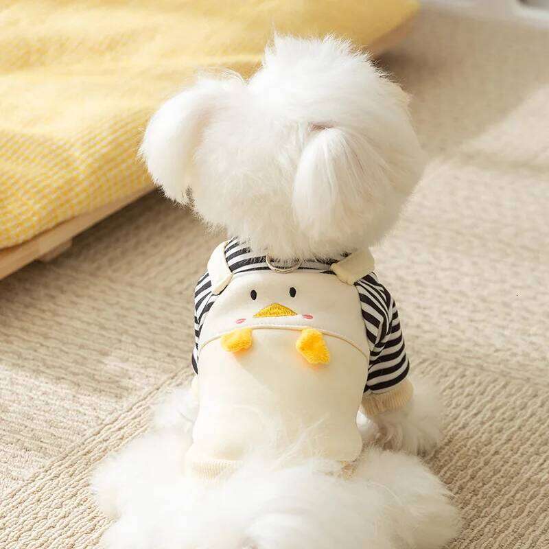 Pet Clothes Cute Print Hoodies for Small Dogs Winter Coat Puppy Costume Chihuahua Bichon Pug Apparel Dog Warm Jacket XJ251225