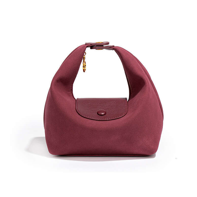 Autumn Winter New Women High-end Fashion Handbag Lunch Suede Flap Dumpling Crossbody Bag