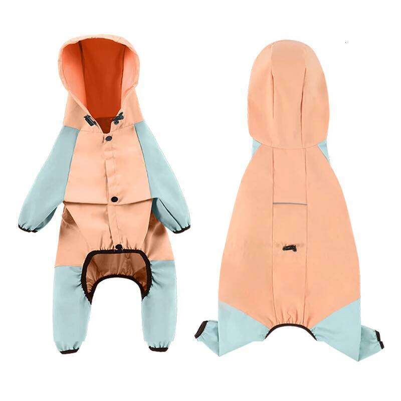 Towable Puppy Dog Raincoat Waterproof Pet Jumpsuit for Small Dogs Pomeranian Poodle Maltese Rain Coats Overalls mascotas Clothes XJ251225