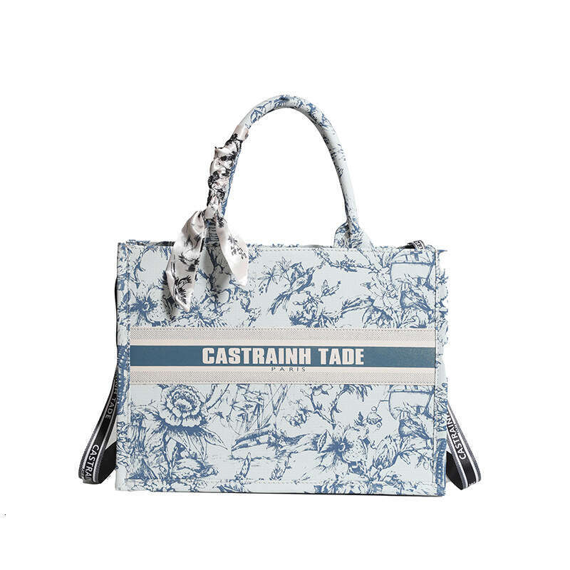 Cross-Border Foreign Trade Handheld Tote for Women New Letter Print Single Shoulder Large Stylish Versatile Casual Crossbody Bag