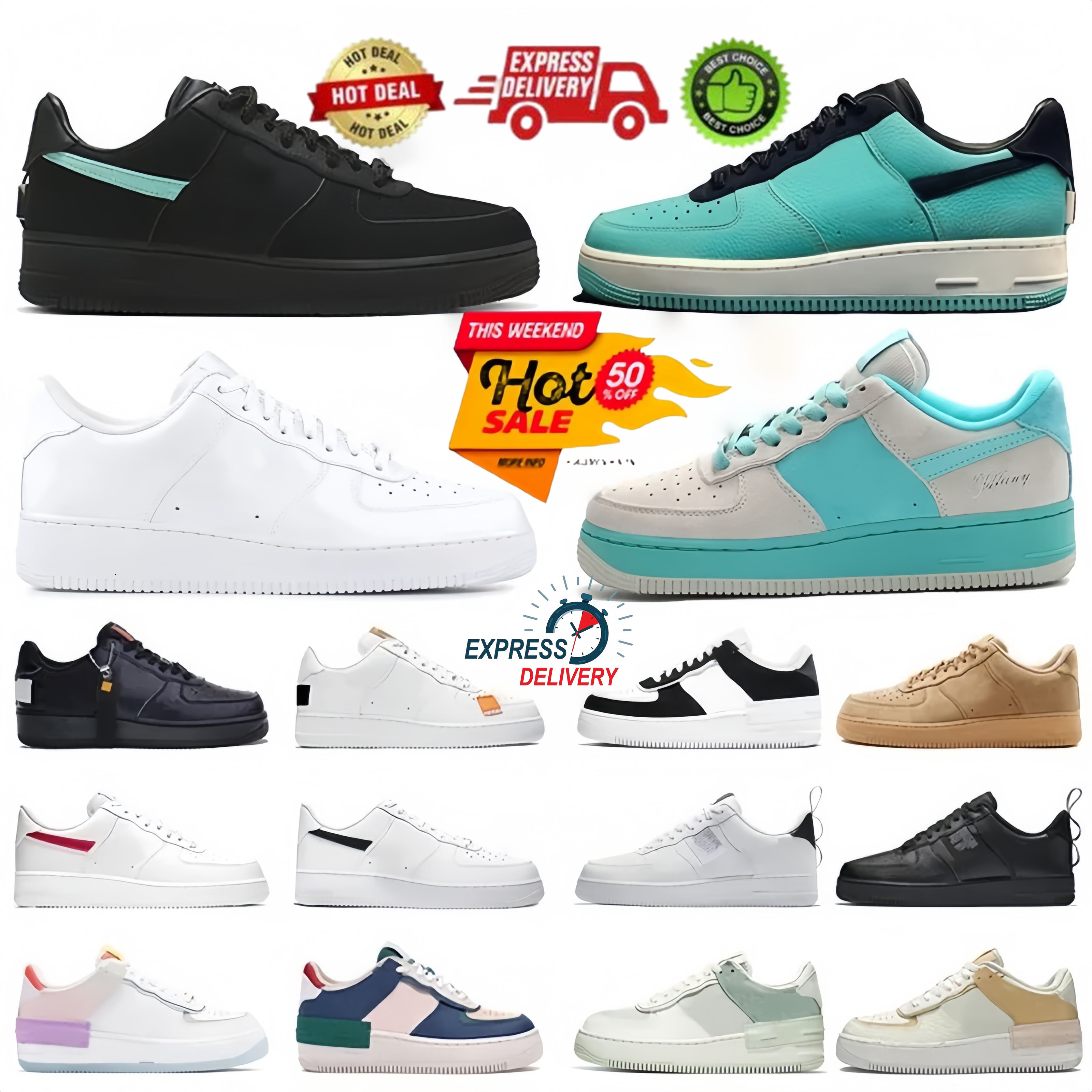 Designer Men Women One Casual shoes 1 skate Low Sneakers Skeleton White Gum Mocha University Blue Pink Prime Pine Green mens Trainers Runner Shoes