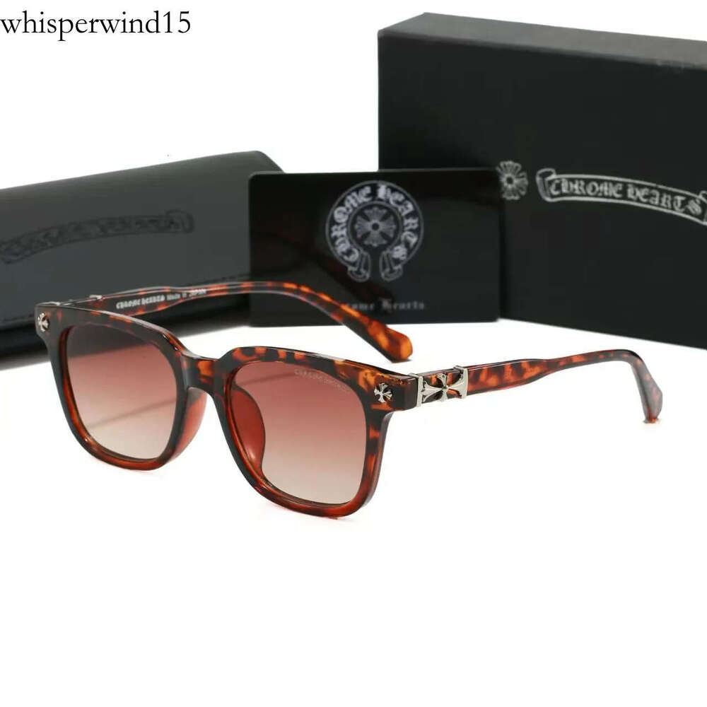New chrome CH8235 Designer cross Sunglasses Luxury Brand Sunglass UV400 Shades Acetate Frame Fashion Classic Ladies glasses For Men Women With Original Box 482