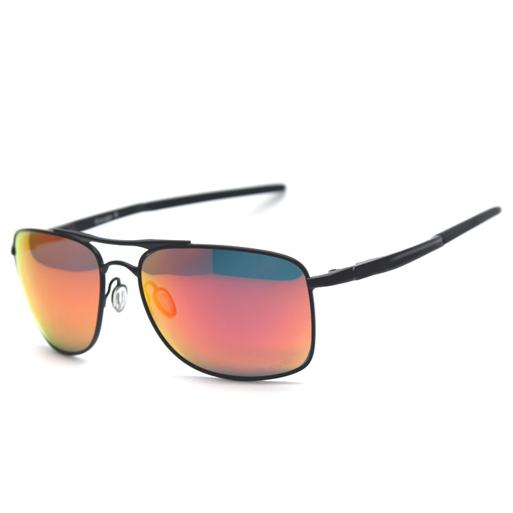 Gauge 8 Sunglasses Mens Designer Black Frames OO4124 Glasses Ladys Fashion Fire Lens Eyewear 62mm Polarized