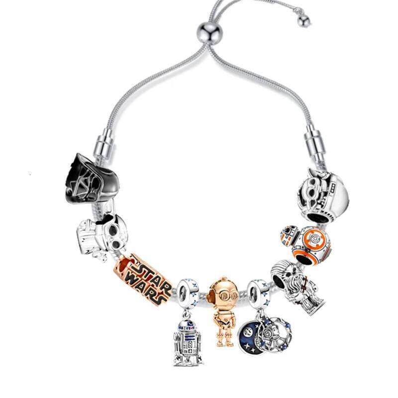 Disney Lilo&Stitch Cartoon Stitch Snake Bone Bracelet Designer DIY 3MM Pendant Couple Girls Fashion Accessories luxury Birthday Gift H260108