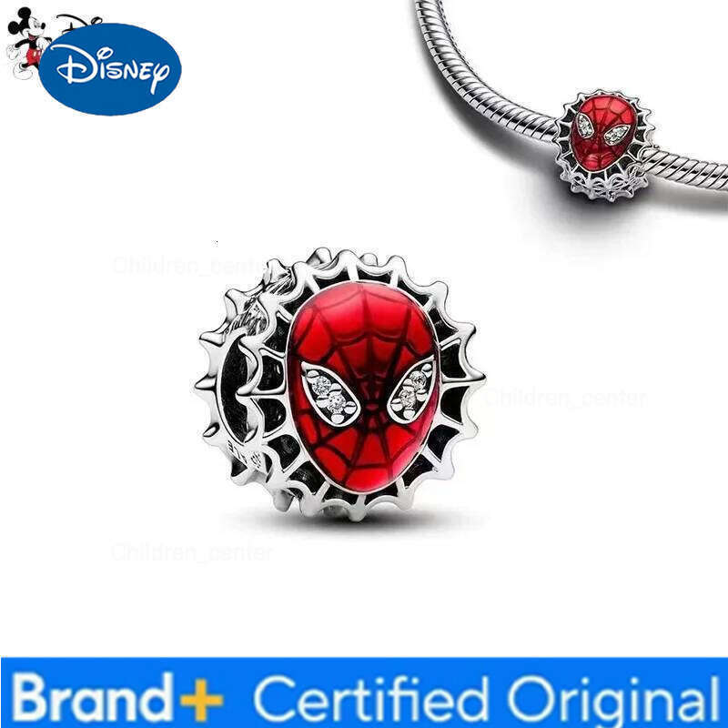 Disney Hot Sale Marvel's Series Spider-Man Miles Morales Dangle Charm Beads Fit Original Silver 925 Bracelet DIY Women Jewelry H260108
