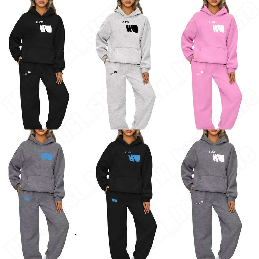 White Foxly Sweaters Designer Womens Hoodie Leisure Loose White Foxhoodie Fashion New Womens Tracksuit Sets For Women Outfits Hoodies Print Two Piece Set Hoody 30E