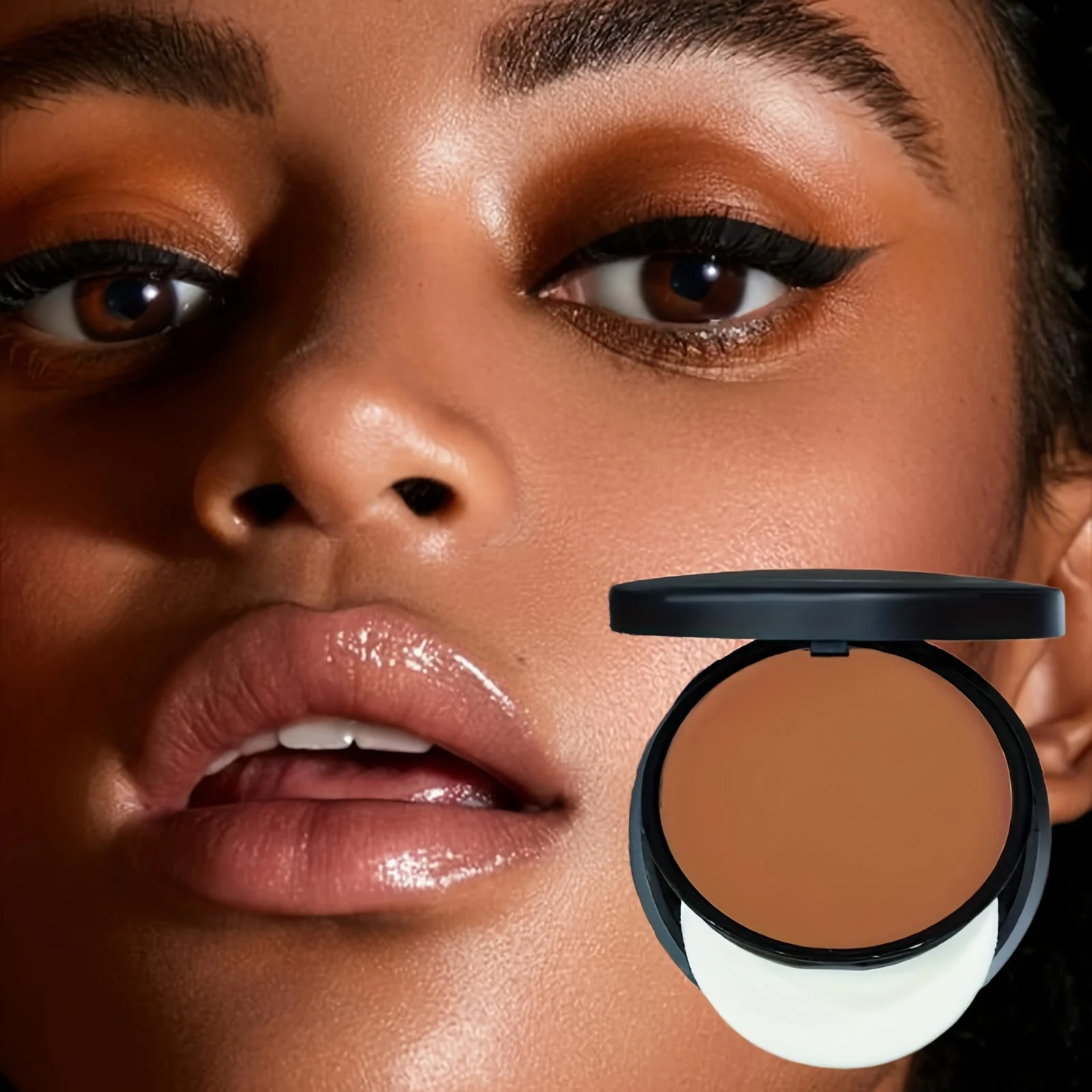 Oil-control Long-lasting Face Concealer Makeup Bronzer Powder Matte Mineral Finishing Bronzer Contour For Dark Skin 260104