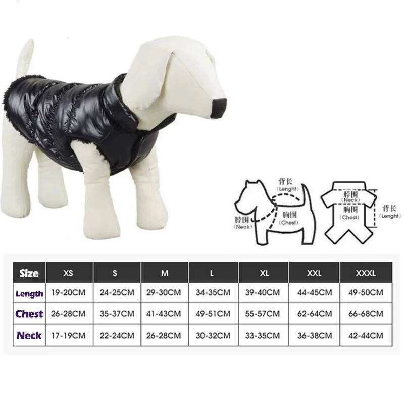 Winter Clothing Vest Dog for Small Large Dogs Coat Down Jacket Waterproof Keep Warm Pet Clothes XJ251225