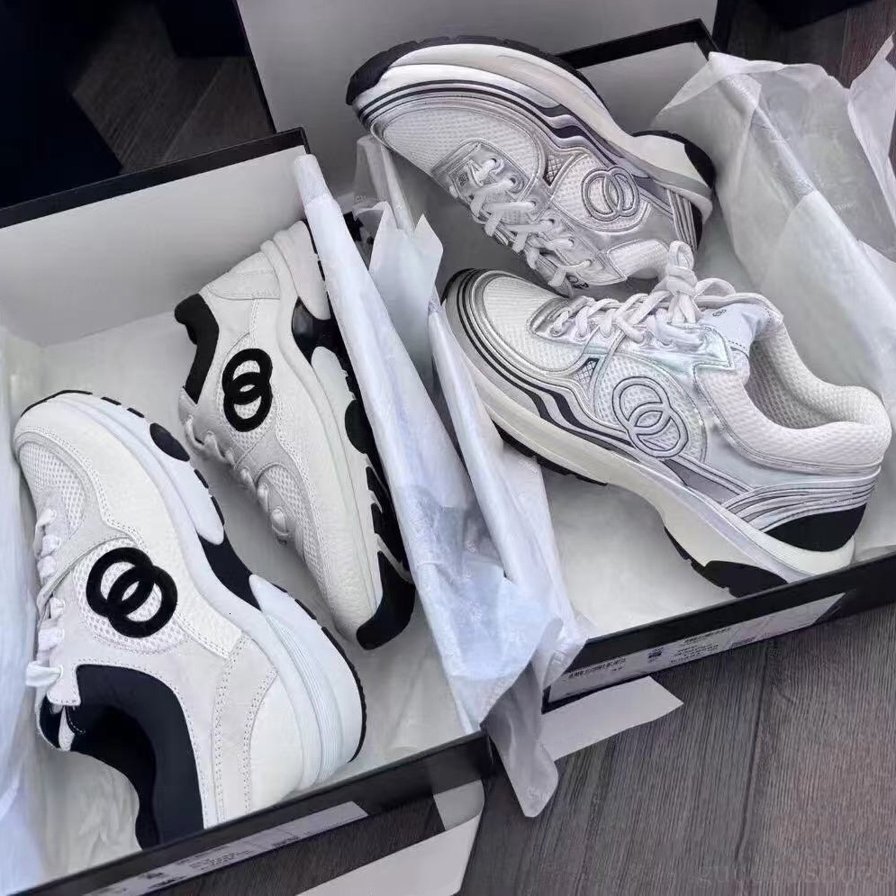 designer shoes cc trainer women sneakers flats sneakers low top casual shoes trainers shoes platform sneaker suede sneakers White Black Gold sneaker trainers 35-46