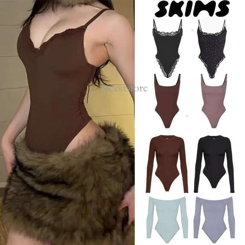 Top Skimss Set Designer Sexy Lace Shapewear Gym Sharks Lounge Vuori Women Skims Workout Bodysuit Underwear Sets