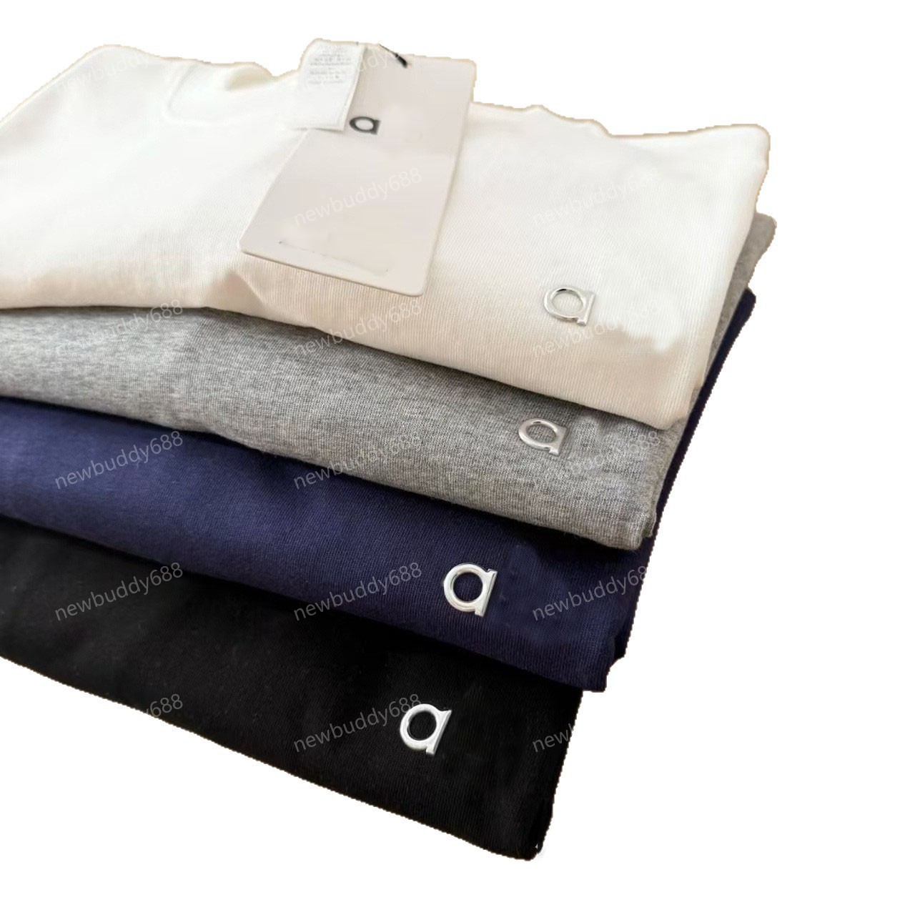 2026 New Men And Women Clothes T-shirt with large logo print 3D logo round-neck embroidered logo short-sleeved T-shirt