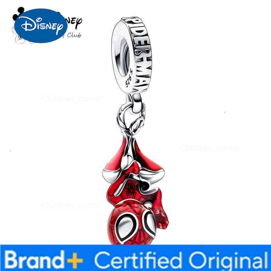 Disney Hot Sale Marvel's Series Spider-Man Miles Morales Dangle Charm Beads Fit Original Silver 925 Bracelet DIY Women Jewelry H260108