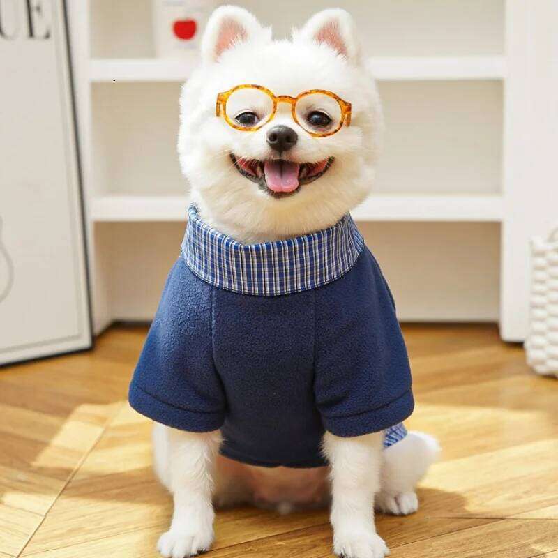 Fashion Autumn Dog Clothes Bear Print Puppy Hoodies Cute Plaid Cat Shirt Pet Sweatshirts Chihuahua Pullovers Costume XJ251225