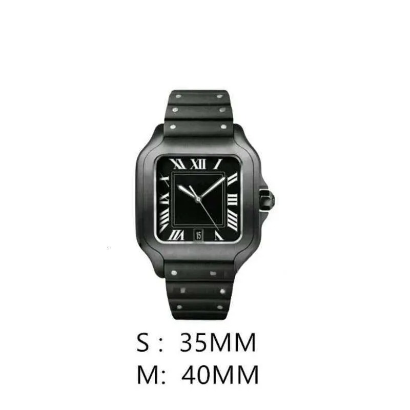 U1 Top-grade AAAAA Watch Santoss Style Designer 35mm 39.5mm Automatic Mechanical Movement Stainless Steel Strap Watches High Quality Montre De Luxe Wristwatches