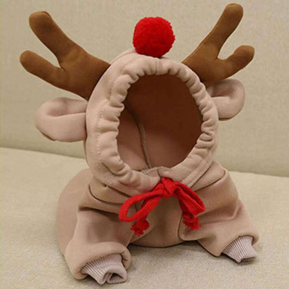 Deer Dogs Festive 3D Reindeer Ears Costume Breathable For Celebration Holiday Pet Moose Clothing XJ251225