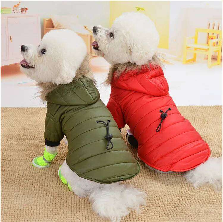 Dog Jackets For Small Medium Dogs Coat Winter Pet Clothes for Puppy French Bulldog Chihuahua Cat Rabbit XJ251225