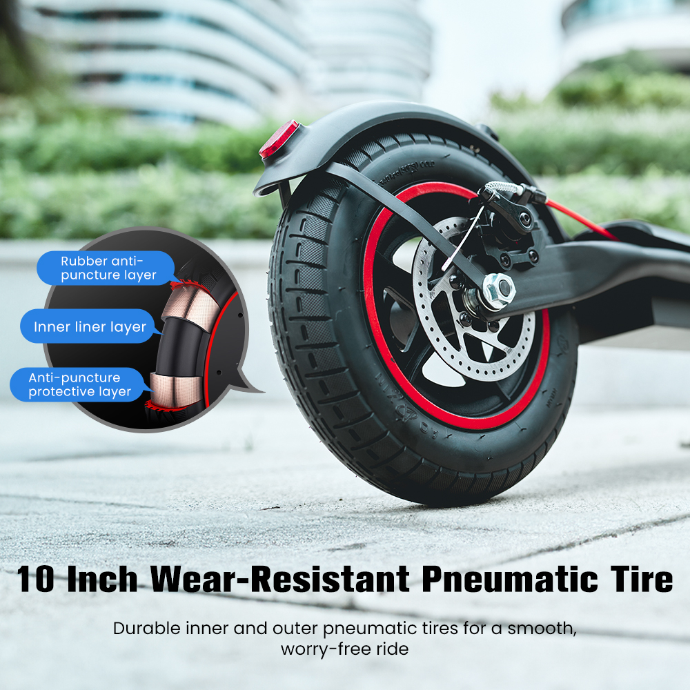 iScooter W6 10inch Electric Scooter 500W Adult E-Scooter 36V 10.5Ah 35km/h Speed Support APP 30km Range City Electric Scooters