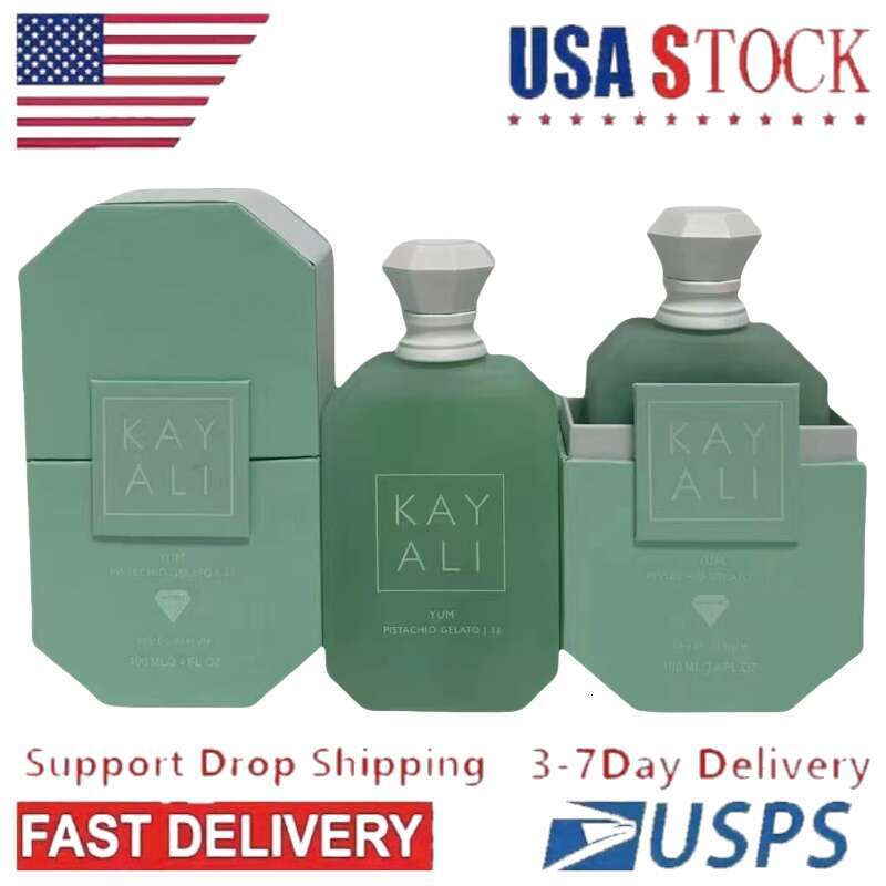 2026 Kayali Vanilla 28 Perfume Yum Pistachio Gelato 33 Candy Rock Sugar 42 Cherry 48 Fragrance 100ml Long Lasting Smell EDP Men Woman Neutral Parfum US 3-7Day Delivery