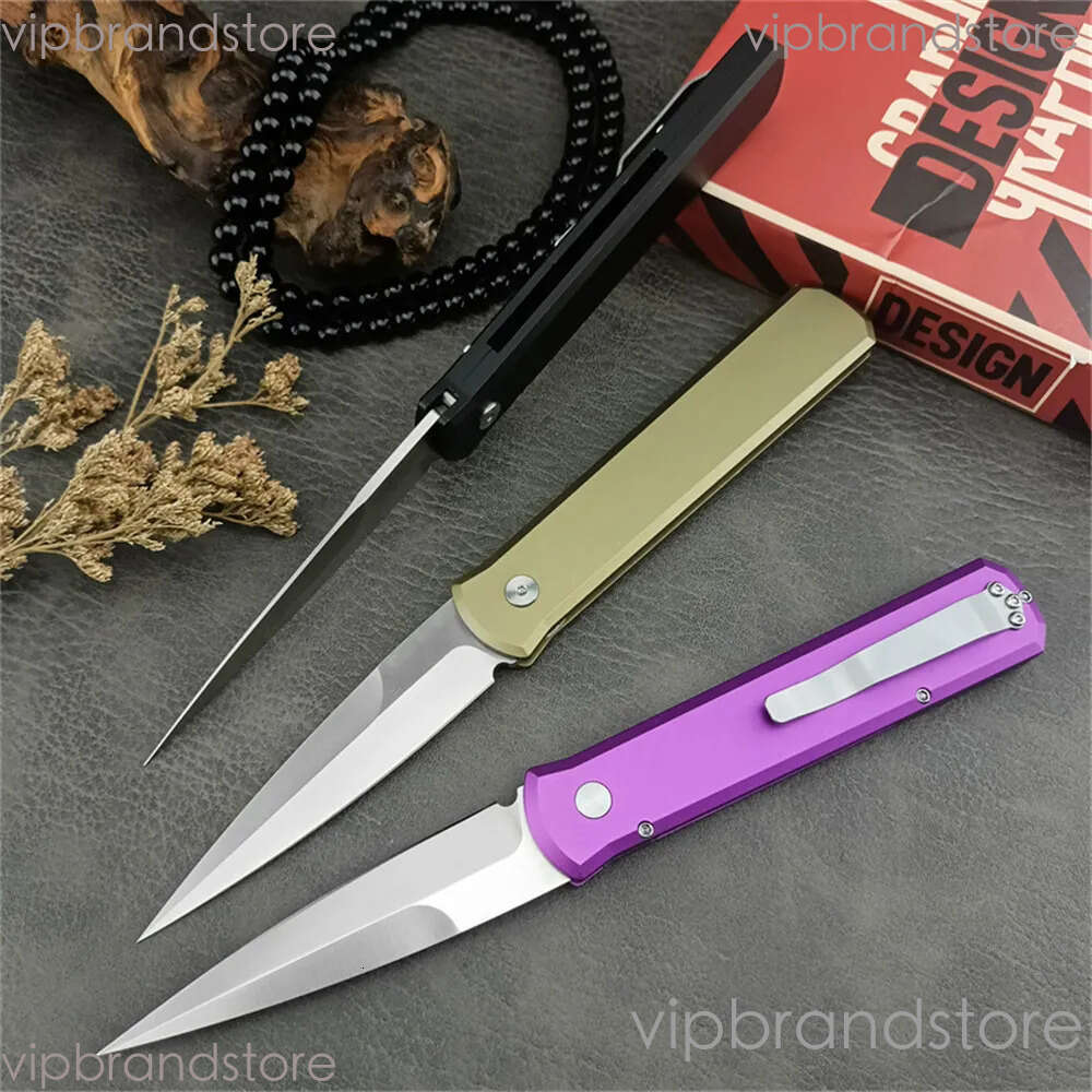 Tactical 920 Godfather Assisted Folding Knife Bead Blasted Plain Blade Aluminum Handles Outdoor Hunting Knives EDC Defense Camping Tool 3407 5201 5101