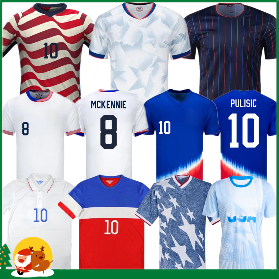 2024 2025 2026 United states PULISIC Soccer Jerseys McKENNIE REYNA McKENNIE WEAH SWANSON USAs MORGAN RAPINOE 1994 2014 Men woman kids kit Football Shirt